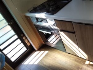千葉キッチン取付け隊　ガスオーブンを後付　施工後